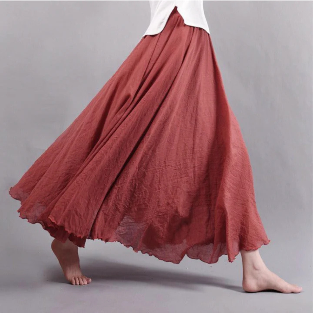 Women's High Waist Maxi Skirt | Elegant