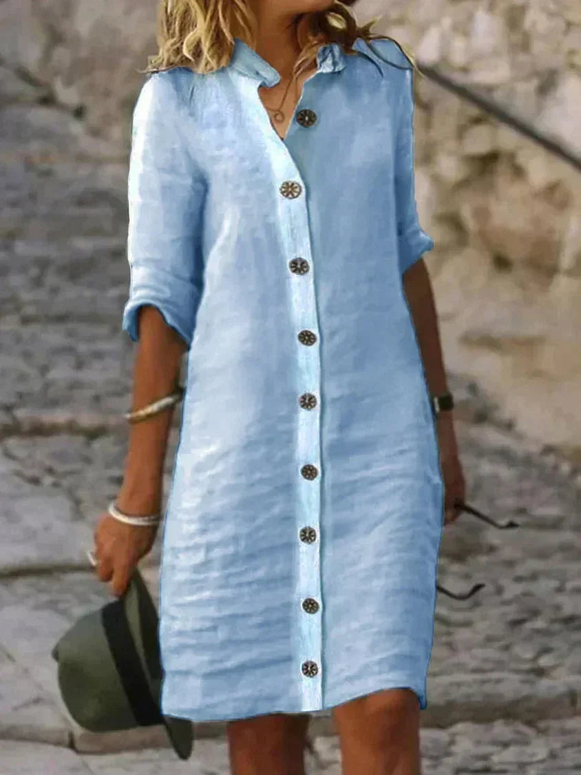 Lou - Elegant cotton dress