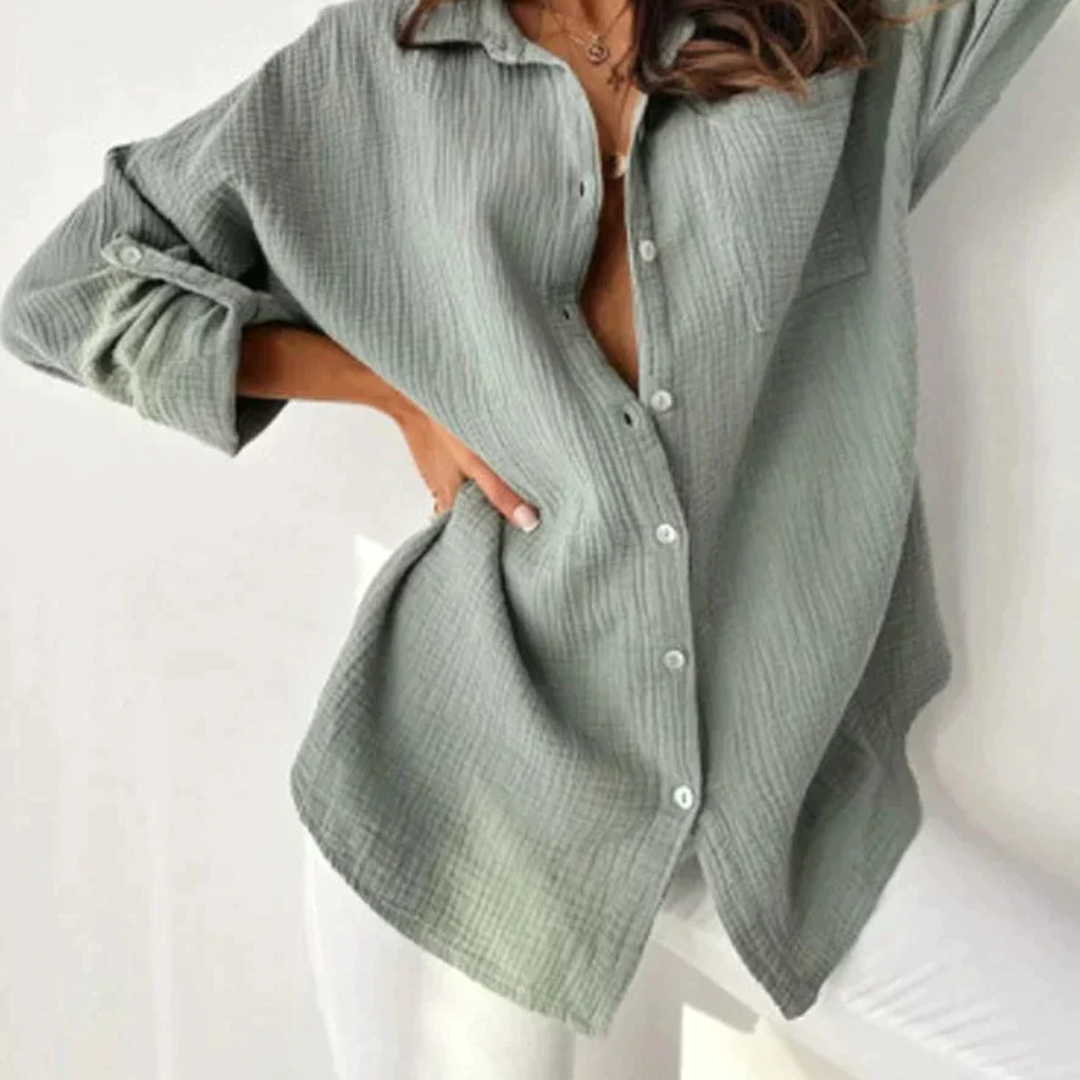 Women's Oversized Button-Down Shirt | Casual