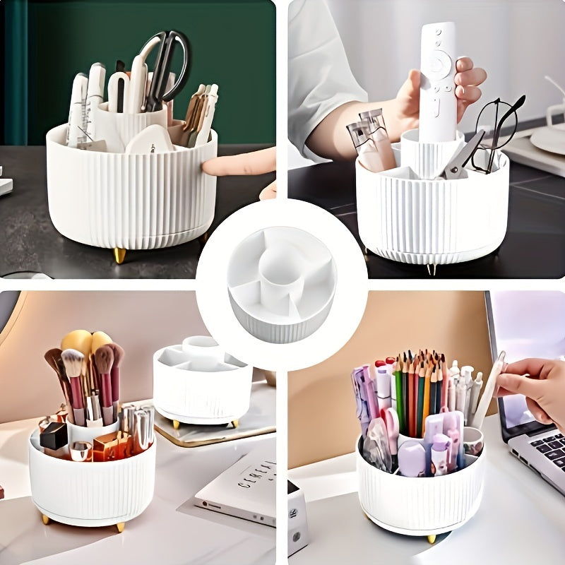 360° rotating holder for cosmetics and accessories