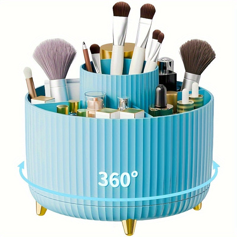 360° rotating holder for cosmetics and accessories