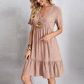 A-Line Dresses - Sustainable Cotton Blend, Breathable, Versatile Style