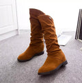 Mid Calf Slouchy Boots for Women