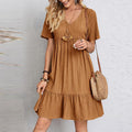 A-Line Dresses - Sustainable Cotton Blend, Breathable, Versatile Style