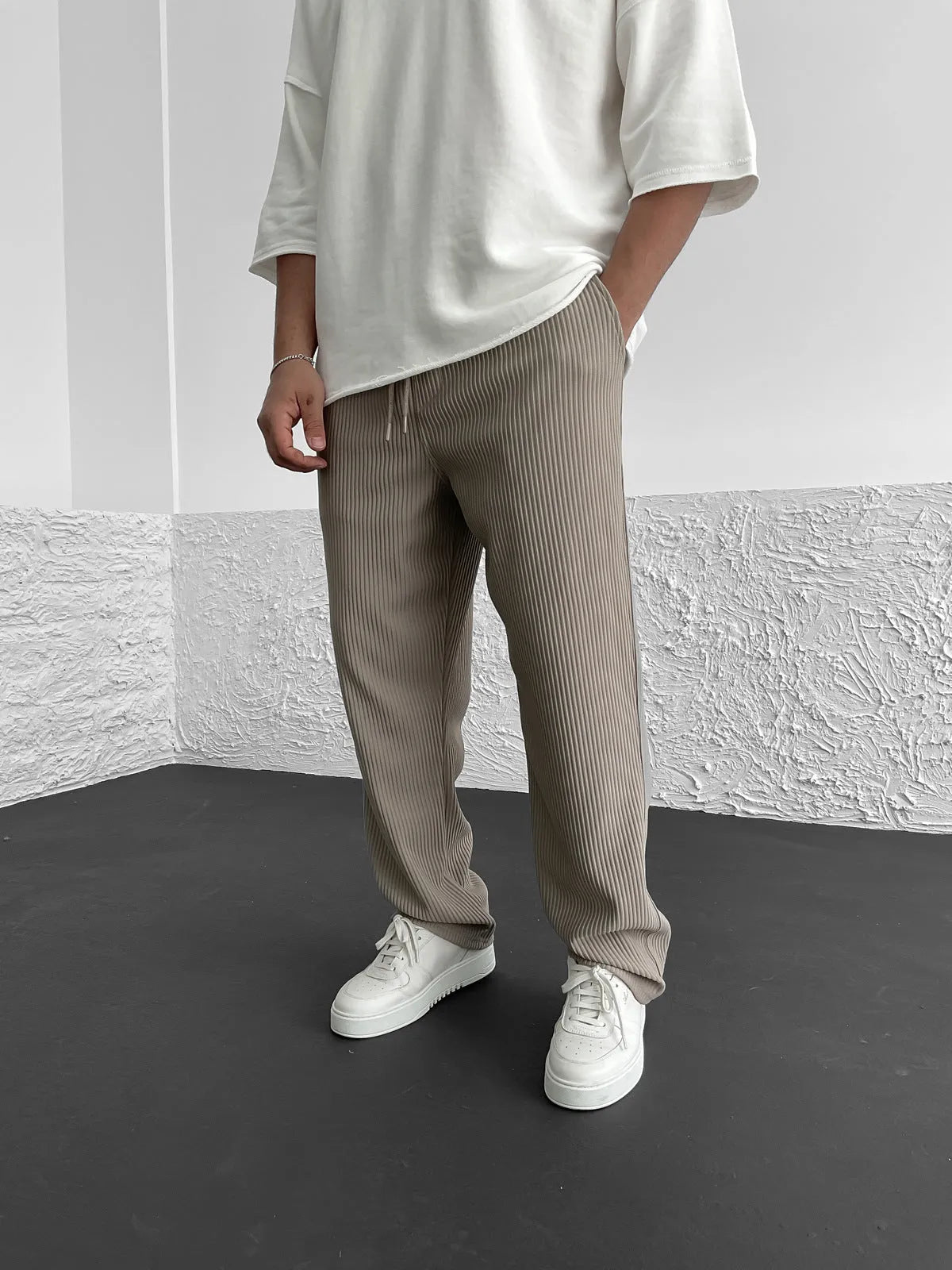 Maroxe | Comfortable ribbed spandex pants