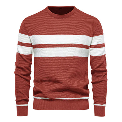Elias - Casual striped sweater for men
