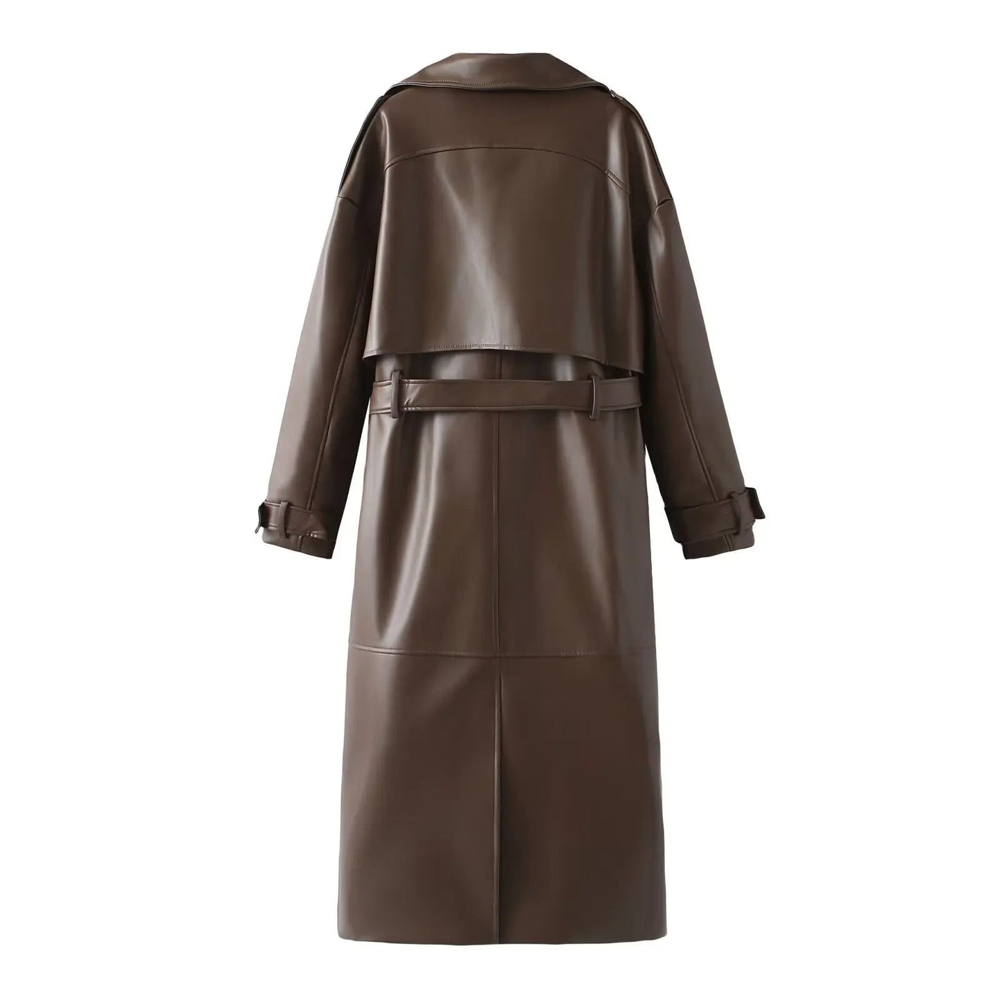 Solene - 2025 Women's jacket in burgundy faux leather