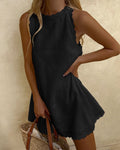 Cute Casual Sleeveless Mini Dress