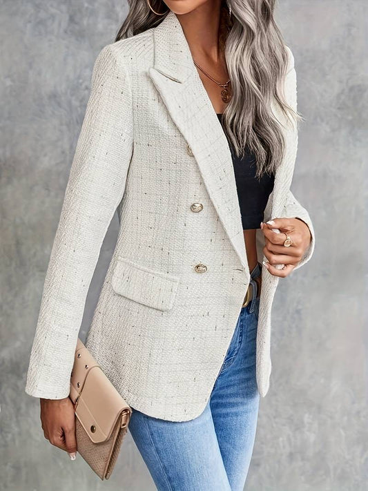 Adeline - Long-Sleeve Blazer with Notched Collar for Women
