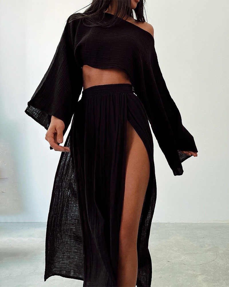 Zosia Linen Set | Women’s Two-Piece Shirt and Shorts Set for Summer Style