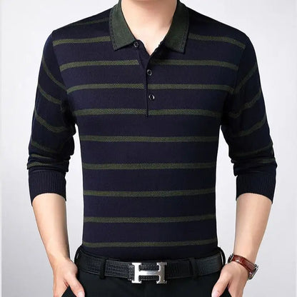 Norin - Fashionable sweater with stripes for men