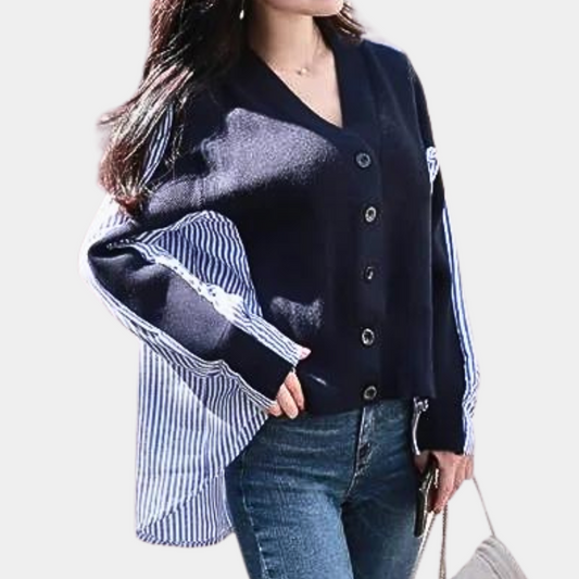 Walburga - Trendy long sleeve shirt for women