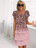Macey | Ruffled Floral Dress