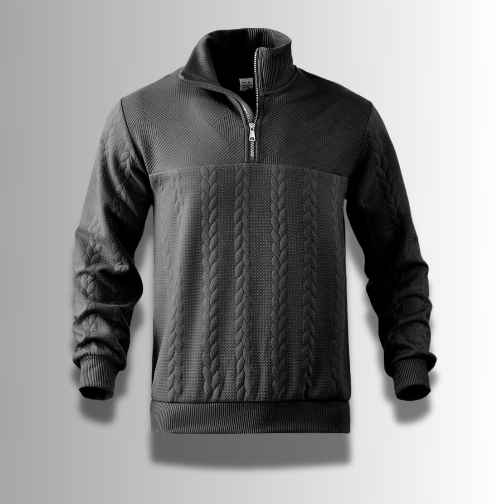 High quality men's sweater made of merino wool