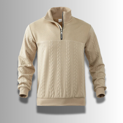 High quality men's sweater made of merino wool
