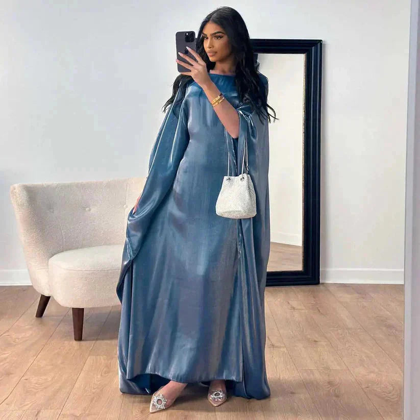 Abaya - Elegant - Batwing Sleeve -  Maxi Dress - Abaya Dress