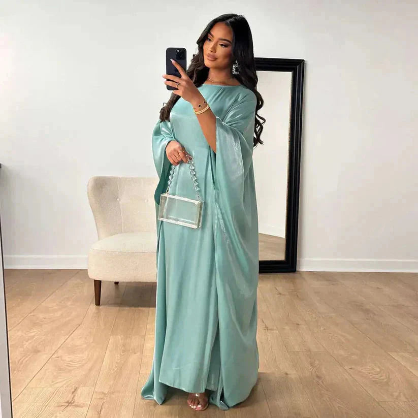 Abaya - Elegant - Batwing Sleeve -  Maxi Dress - Abaya Dress