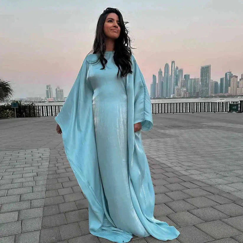 Abaya - Elegant - Batwing Sleeve -  Maxi Dress - Abaya Dress