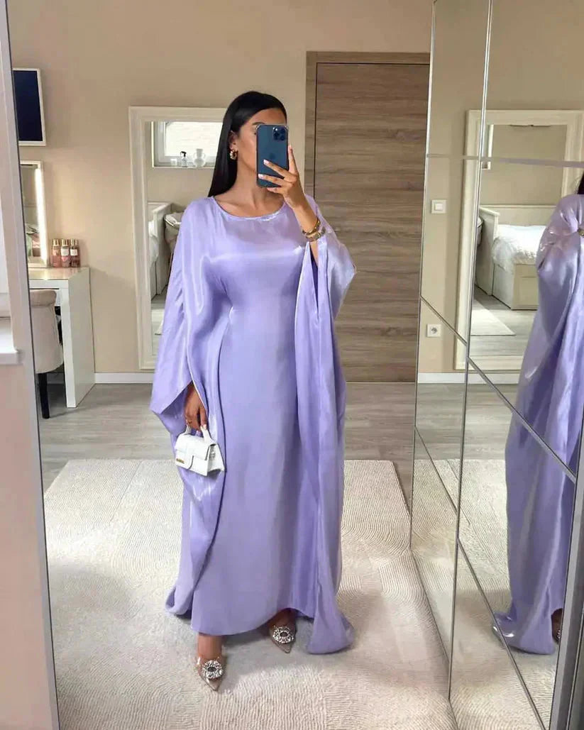 Abaya - Elegant - Batwing Sleeve -  Maxi Dress - Abaya Dress