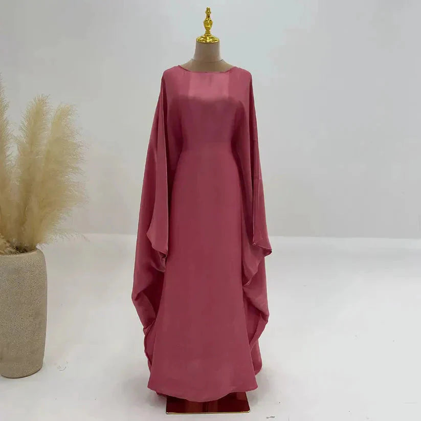 Abaya - Elegant - Batwing Sleeve -  Maxi Dress - Abaya Dress
