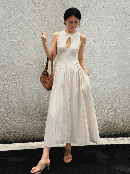 Zelia | Split Bust Long Dress
