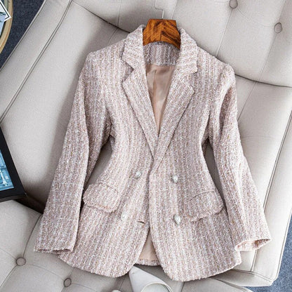 Casual and Stylish Plaid Blazer for Women