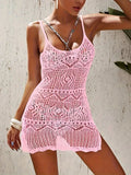 Beach Cover Up, Knitted, Sleeveless, Bikini Cover Up, Beach Outfits