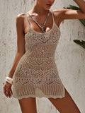 Beach Cover Up, Knitted, Sleeveless, Bikini Cover Up, Beach Outfits