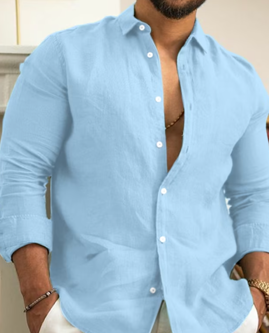 Levi - Elegant Linen Shirt