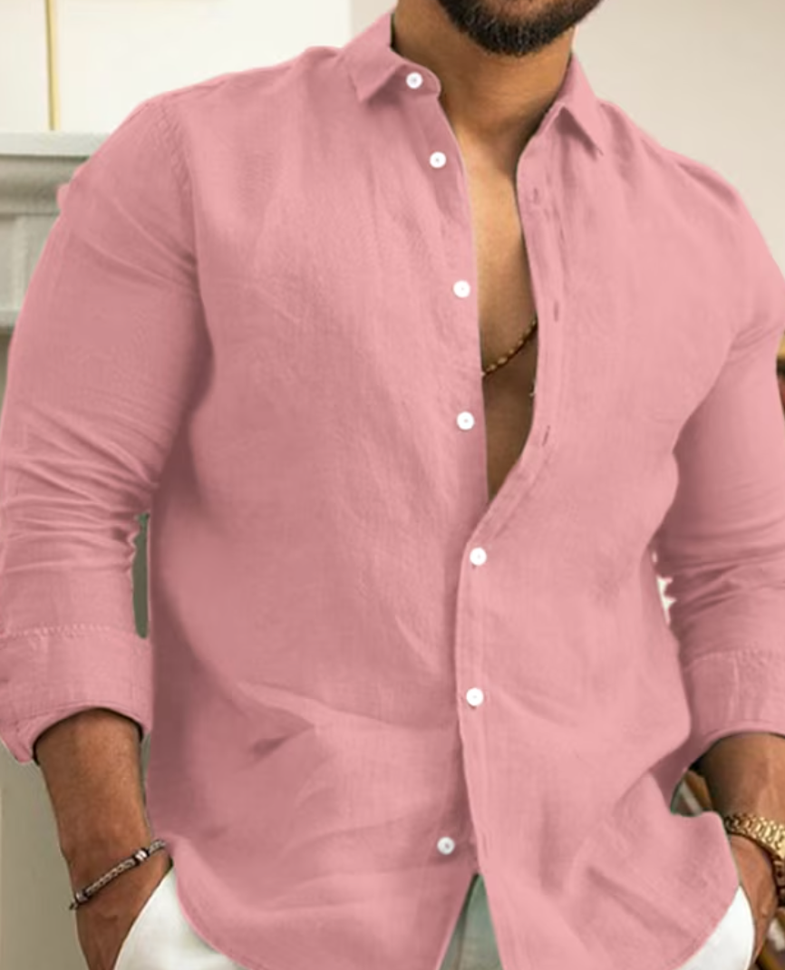Levi - Elegant Linen Shirt