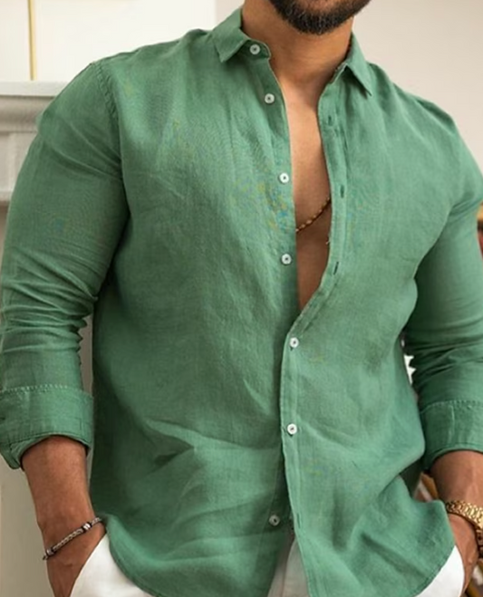 Levi - Elegant Linen Shirt