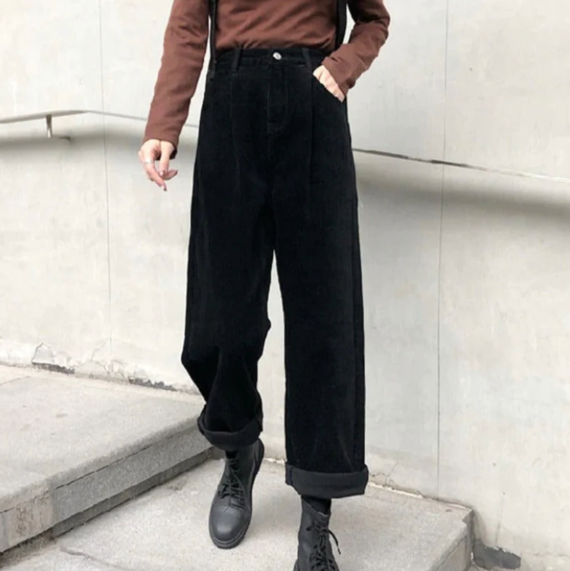 Malia - Casual velvet leisure pants