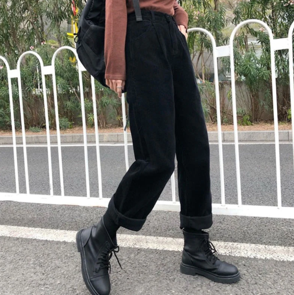 Malia - Casual velvet leisure pants