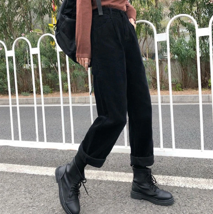 Malia - Casual velvet leisure pants