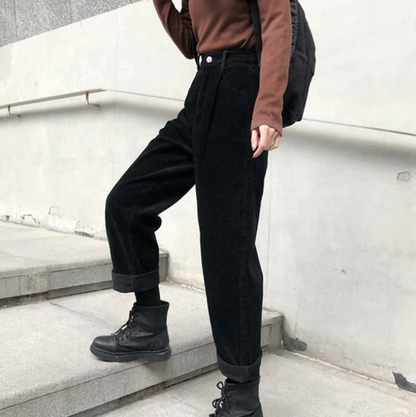 Malia - Casual velvet leisure pants