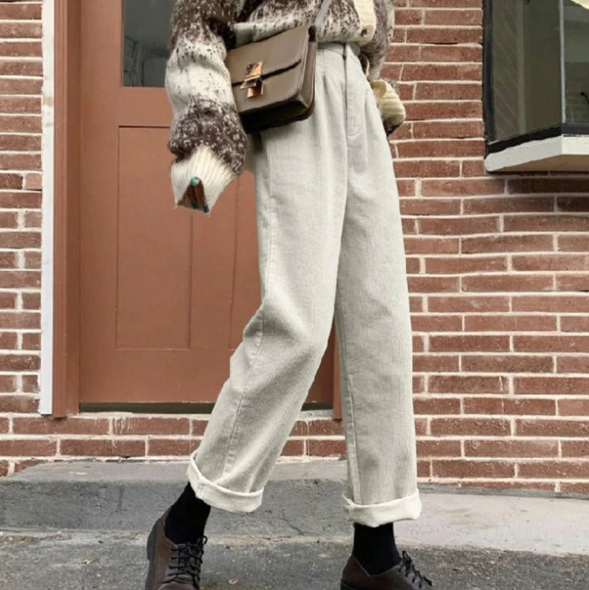 Malia - Casual velvet leisure pants