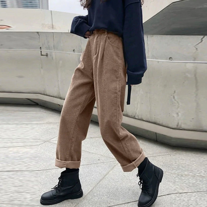 Malia - Casual velvet leisure pants
