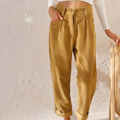 Malia - Casual velvet leisure pants