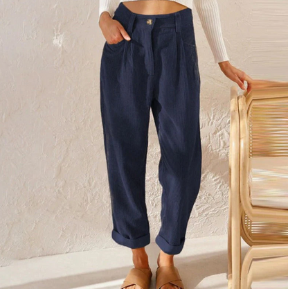 Malia - Casual velvet leisure pants