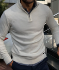 Simon | Elegant pullover with zipper