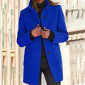 Olivia | Elegant stand-up collar coat for women
