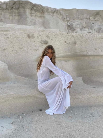 Celina Sheer Maxi Dress