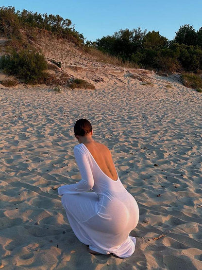 Celina Sheer Maxi Dress