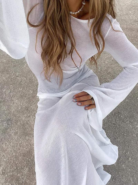 Celina Sheer Maxi Dress