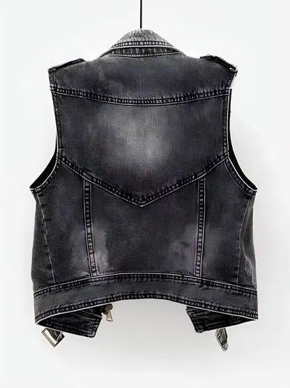 Denim vest for women - Debi