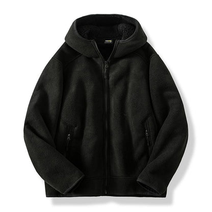 Men's warm fleece jacket for outdoor use