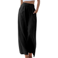 Anivia | Elegant Cotton-Linen Trousers