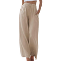 Anivia | Elegant Cotton-Linen Trousers