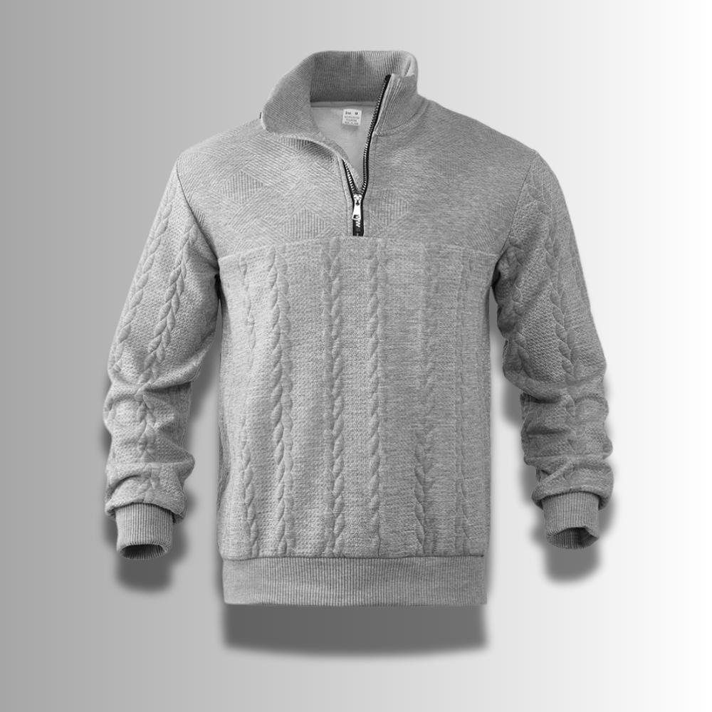 High quality men's sweater made of merino wool