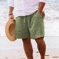 Günther - Breathable linen shorts